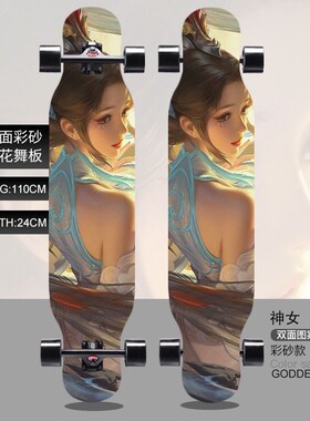 赛豹长板滑板初学者成人运动男女生舞板刷街青少年四轮专业滑板车