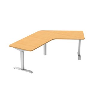 omni奥美丽L型转角120三电机电动升降桌 L型拐角升降办公桌