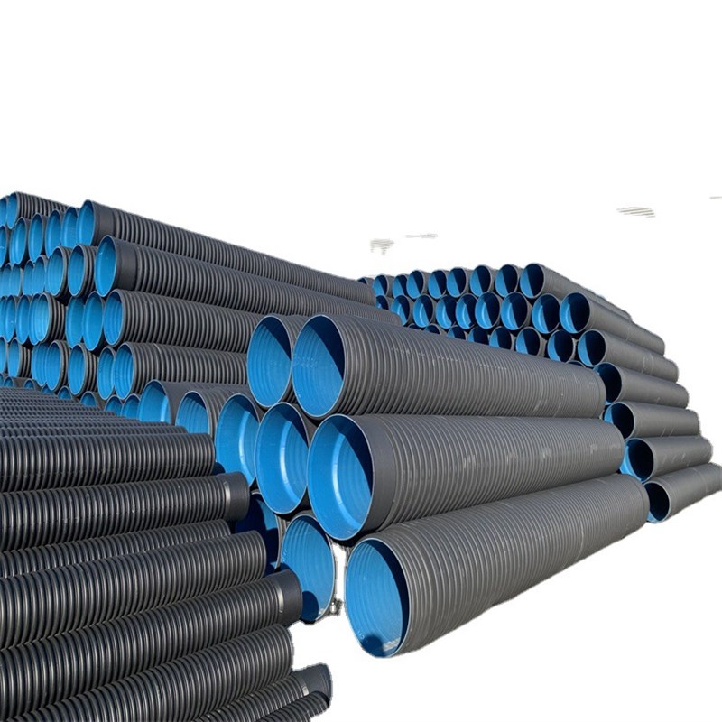 dn300双壁波纹管,hdpe双壁波纹管市政大口径排污管规格齐全 质量