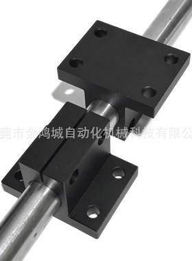 导向轴支座加厚底座支架 45钢SHATN SHAMN 不锈钢SHASSN 铝SHAN