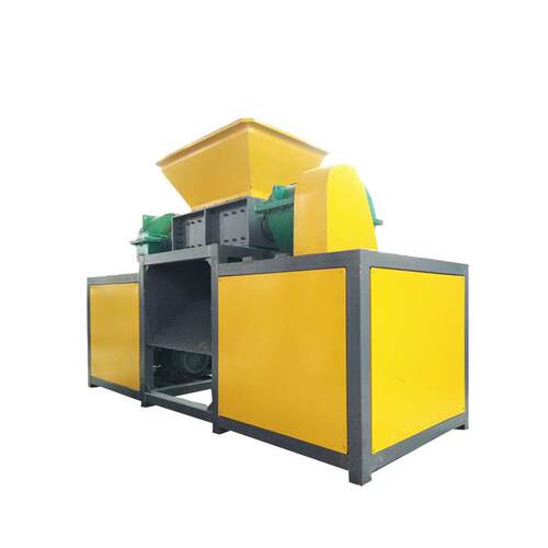 小型双轴撕碎机 废铁木材橡胶塑料破碎机石头大型金属粉碎机商用