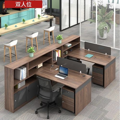 办公家具办公桌组合财务职员电脑桌屏风办公桌 2人 4人 6人工作位