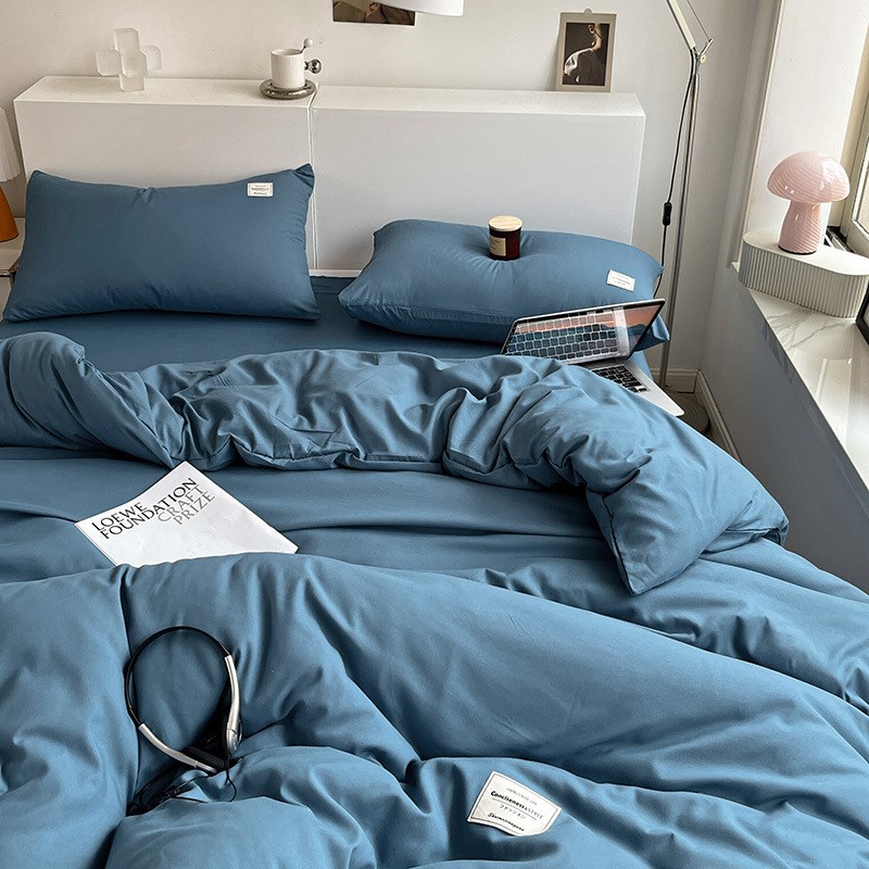 酒店专用床上用品被子被褥全套一整套七件套白色民宿宾馆宿舍单人