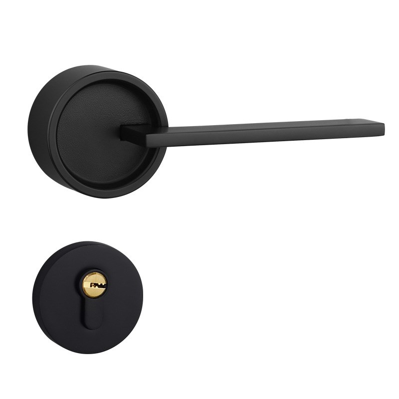 磁吸门锁现代简约锁具家用室内卧室卫生间房门静音木门门把手