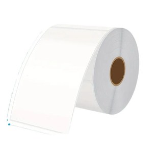 跨境亚银标签快递贴纸快递驿站3.16inch 2.36inch标签物流贴纸