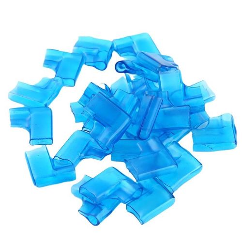 6.3旗型双线PVC护套250弯头阻燃接插件端子护套4.8插簧接线护套