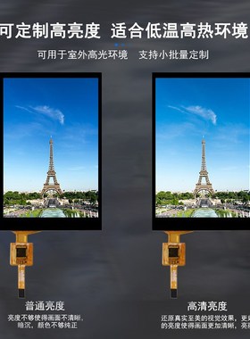 3.5寸电容屏2.4/2.8/3.2/4.3小尺寸工业级FT6336U电容触摸屏现货