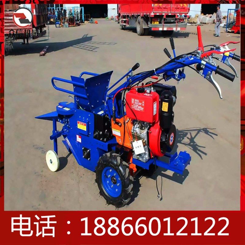 手扶拖拉机带玉米秸秆粉碎机棒子收获机176 188柴油玉米收割一体,农机/农具/农膜,收割机械,淘宝优惠券,粉丝福利购,淘宝优惠卷
