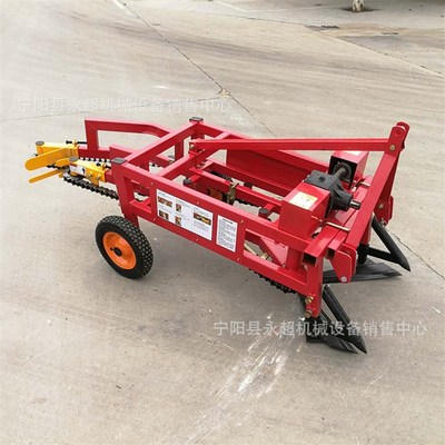 链条款花生夹秧机许昌县四轮拖拉机带花生收获机铺放整齐刨花生机