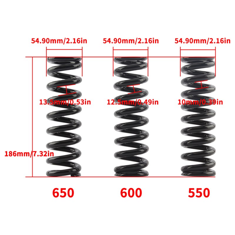 适用轻蜂Surron零件摩托车配件后减震器弹簧550/600/650电动摩托