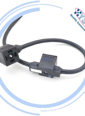 温度压力变送器电磁阀成型带线3+PE 24V/230V接插件插头