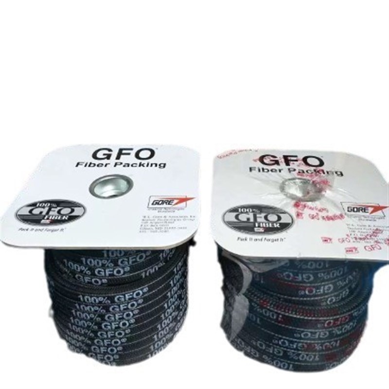 现货进口GFO石墨盘根耐磨损高压密封材料黑四氟戈尔盘根