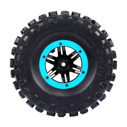 RC遥控模型车2.2寸金属夹片外径135mm攀爬轮胎RR10幽灵AX10小雪人