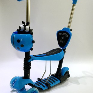 滑板车儿童2 8岁以上6小孩踏板三合一可坐可骑滑宝宝单脚滑滑溜溜