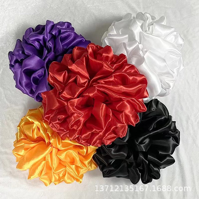 大红花球多色剪彩表彰红色绸缎红绣球开业剪彩交车红黄双色花球