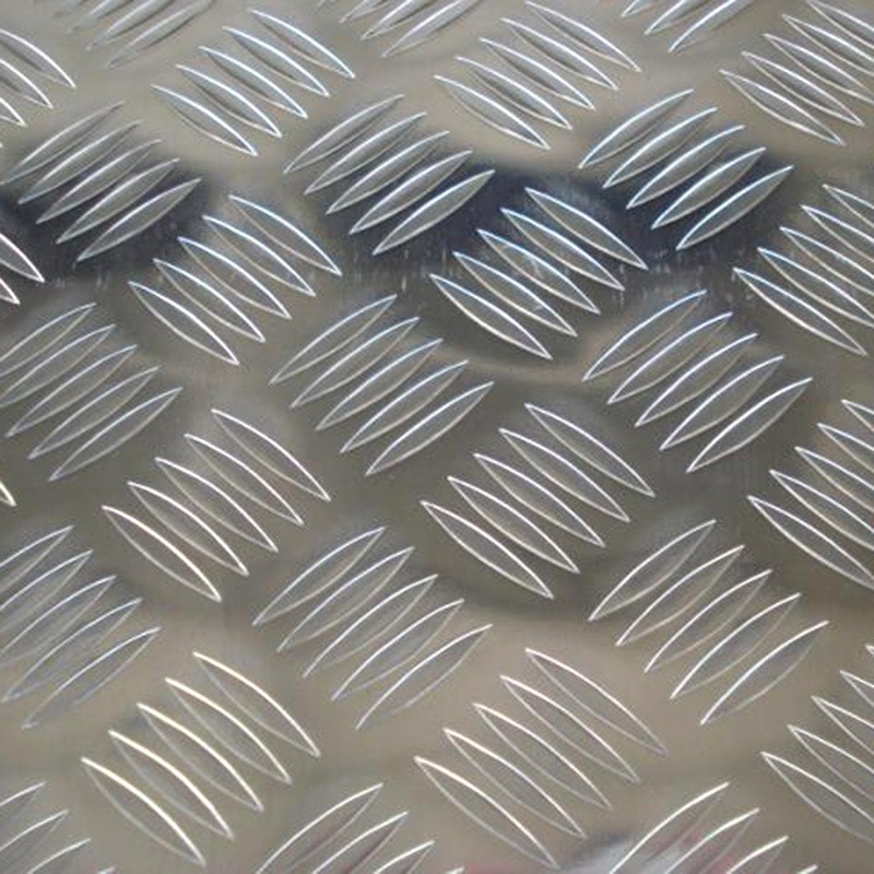 加工花纹铝板指针扁豆供应花纹铝板楼梯冷库防滑五条筋花纹板厂家