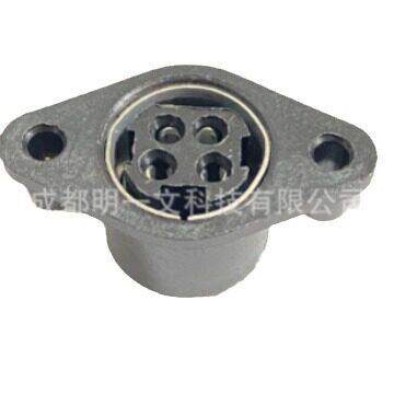 【直拍】KPJX-PM-4S 连接器插座 Kycon直流插座4P黑色全新