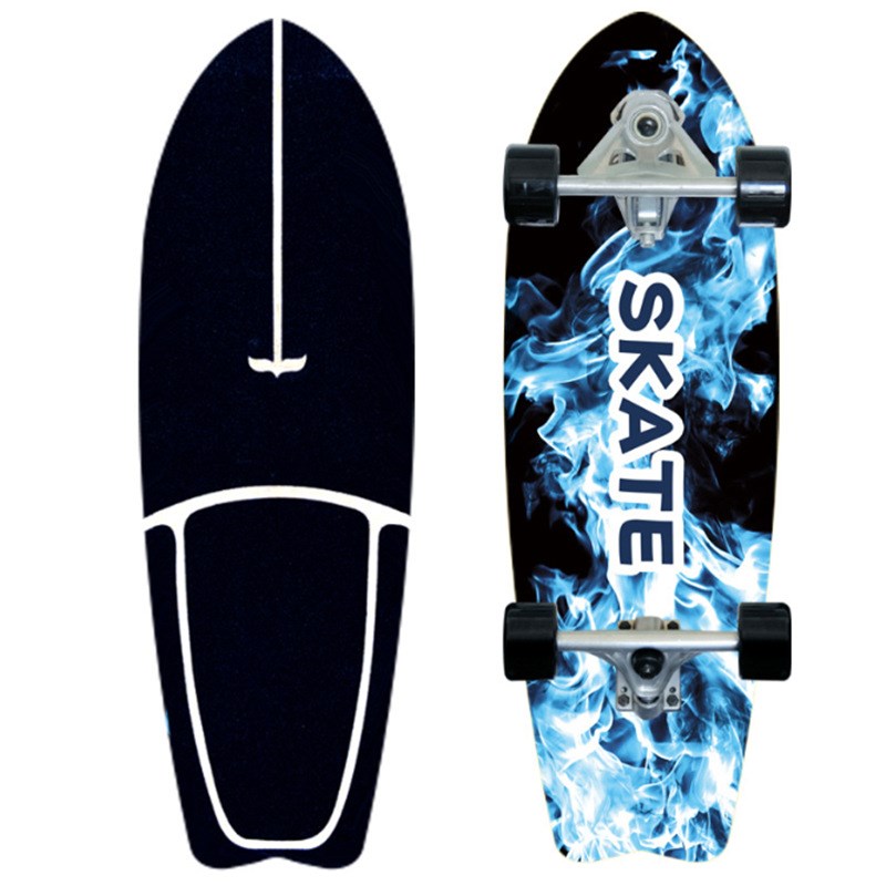 32寸陆地冲浪板cx4滑板cx7专业陆冲板免蹬儿童初学者s7路冲板