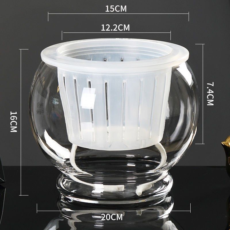 水培植物玻璃瓶透明直筒圆柱形花瓶简约绿萝白掌水养玻璃容器包邮