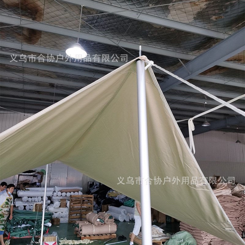 蒙古包帐篷钟帐篷搭配天幕拱门天幕牛津布外帐PE防脏地垫防雨防潮