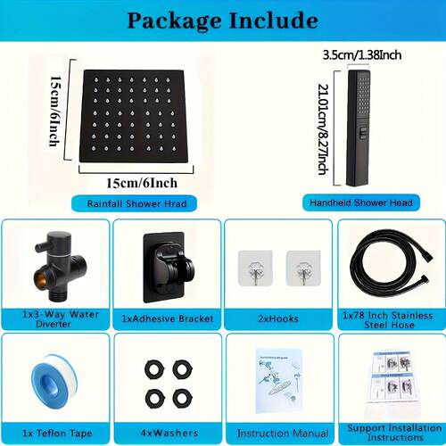 Transform Your Shower Experience with a 6 High Pressure跨境