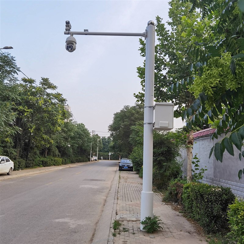 道路八角杆热镀锌监控立杆标志牌立杆室外L型T型68米杆件卡口立柱