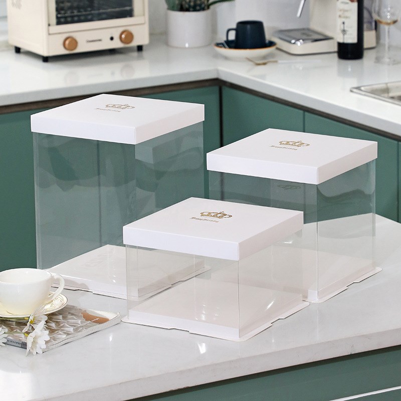 整箱透明蛋糕盒子包装盒4寸6寸7寸8寸9寸10寸11寸12寸13寸单双层