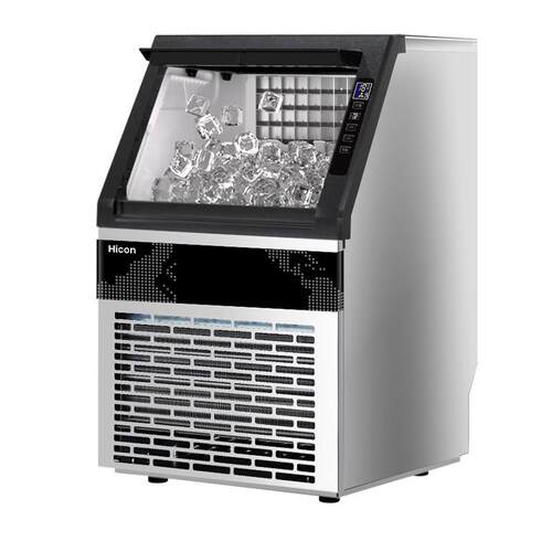 Hicon惠康制冰机商用大型60kg制冷杯大容量小型摆摊全自动冰块机