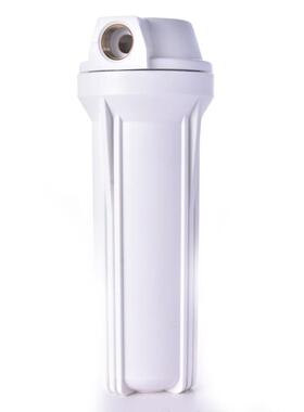 10寸白瓶滤壳单级过滤器家用净水器前置过滤管道过滤