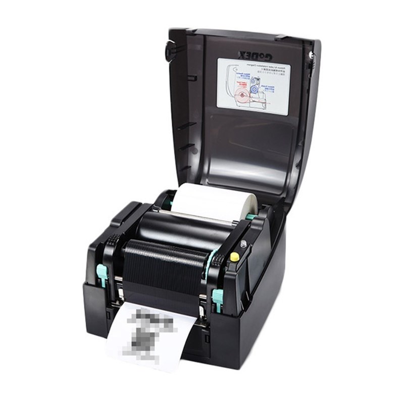 GoDEX科诚EZ130 EZ120条码不干胶标签打印机二维条形码碳带水洗唛