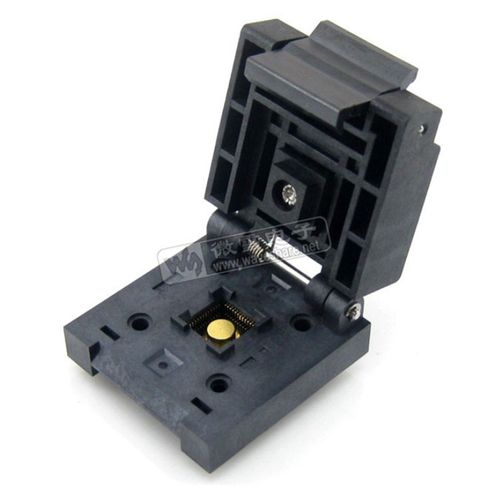 QFN48 MLP48 MLF48 引脚间距0.5mm 编程座 测试座 IC芯片烧写测试