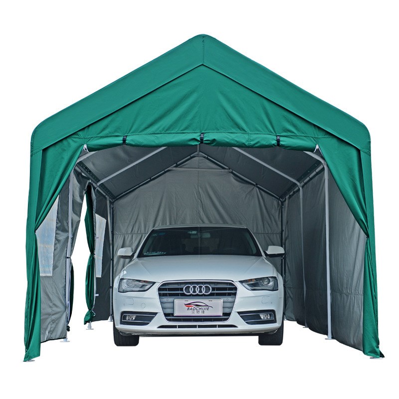 户外涂银遮阳蓬简易移动停车棚家用汽车防雨防晒摆摊帐篷汽车篷