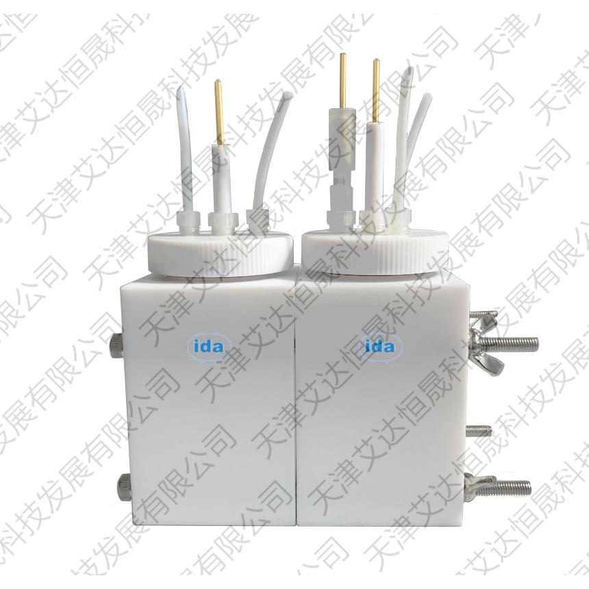 可换膜H型电解池CH2010-S（密封型）（四氟池体、有机玻璃池体）