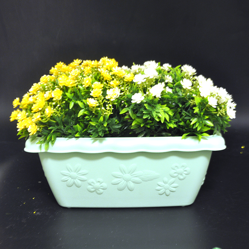 爱丽思树脂长方形花盆种花种菜盆室内阳台长条花槽爱丽丝花盆包邮