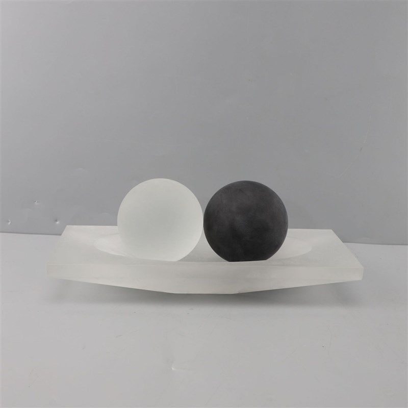 现代简约创意水晶船摆件办公室玄关书房卧室茶几客厅书桌家居饰品