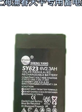 浦春电子天平秤电池6v2.5AH电子称天平电瓶SY623蓄电池充电电池
