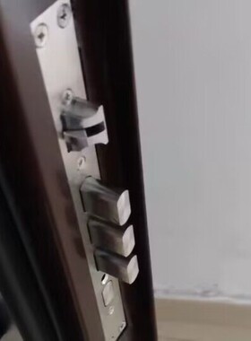 防盗门锁体指纹通用型锁具家用机械全套装大门锁不锈钢老式入户门