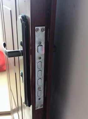 整套防盗门锁具通用型锁心锁体全套家用大门锁双快三件套套装加厚