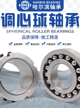 哈尔滨HRB调心球轴承2218 2219 2220 2222 ATN尼龙卡 K 挂哨轴承