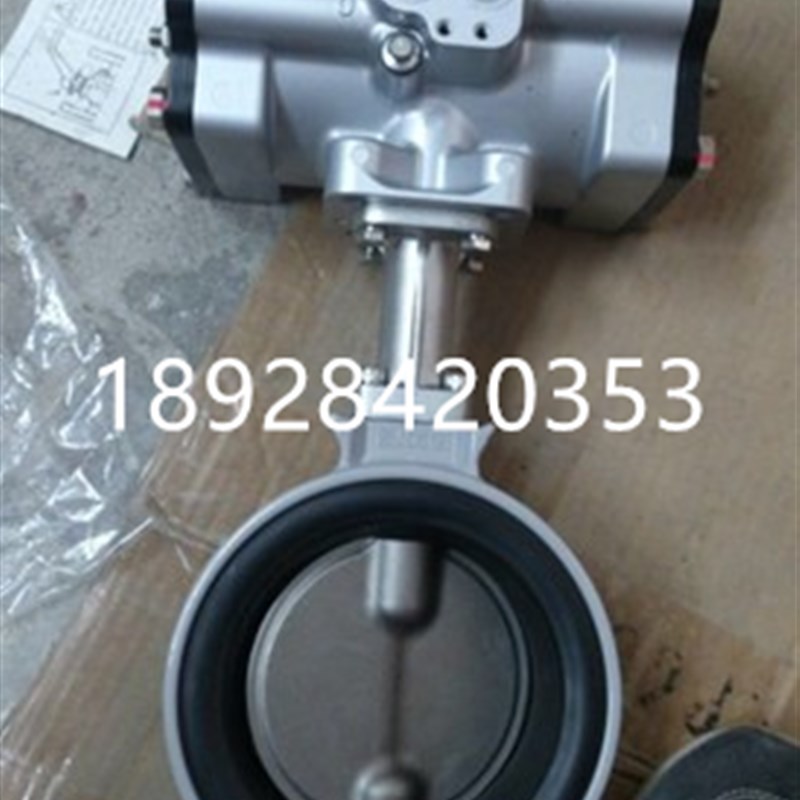 进口气动对夹式蝶阀 KITZ日本北泽铸铁蝶阀 球墨铸铁FA-PN16DJ