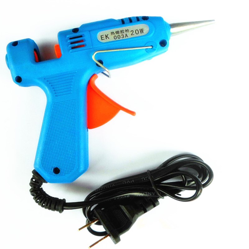 双皇冠 20W迷你热熔胶枪家用小胶枪 +15根小胶棒 套装