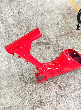 适用幼兽C50/C70车架 CUB110幼兽大架 嘉陵CoCo改装主架大梁 前叉