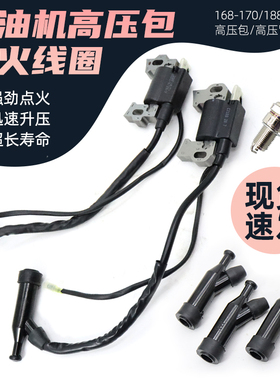 小型汽油发电机微耕机抹光机170F190F GX160/390点火器线圈高压包