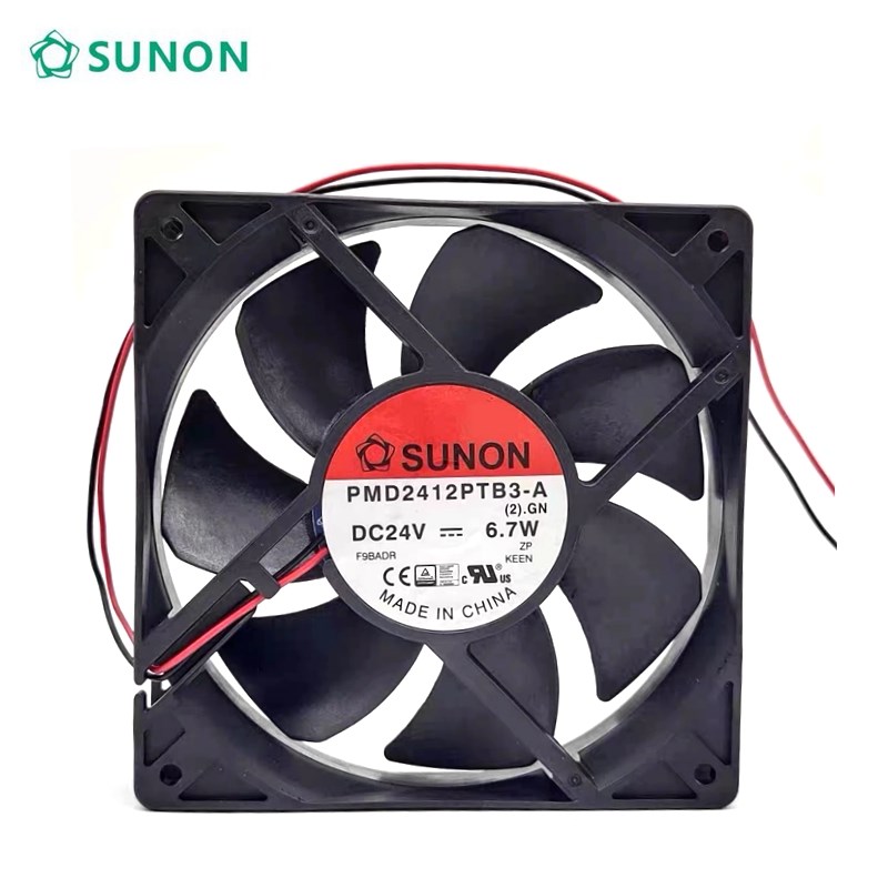 原装建准SUNON PMD2412PTB3-A DC24V 6.7W 12025 变频器 散热风扇
