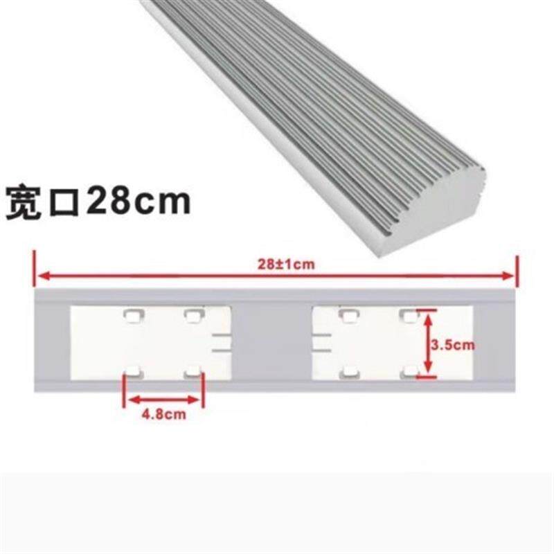 通用型对折式胶棉拖把28cm宽口替换头海绵头配件吸水加厚头包邮