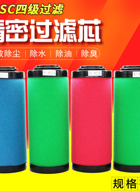 气泵空压机P015油水分离器S024压缩空气除水P035精密过滤器滤芯