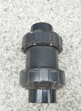 美标ANSISCH80 UPVC管止回阀塑料逆止阀 双由令止回阀 活接逆止阀