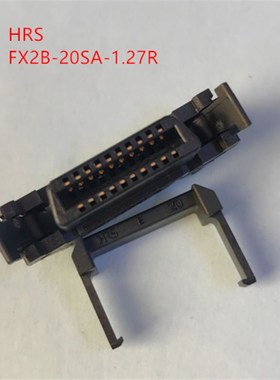 HRS FX2B-20SA-1.27R 20针牛角压线头 全新原装正品可直接下单