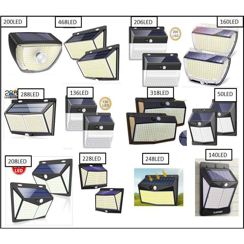 太阳能感应灯200LED人体感应壁灯小三角户外庭院灯led
