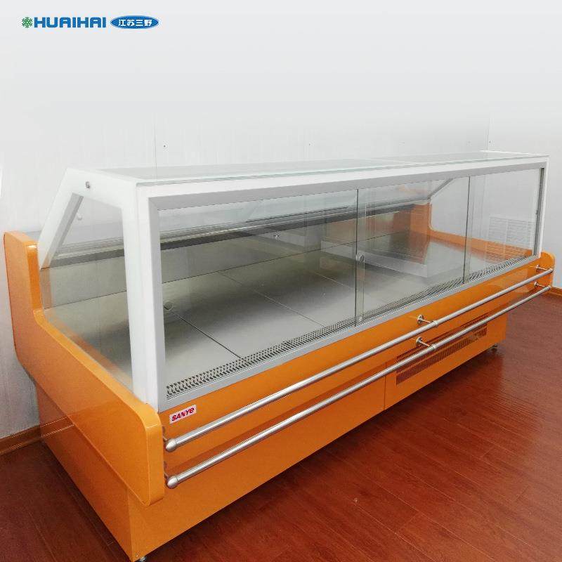 厂家供应熟食柜冷藏柜凉菜卤菜展示柜生鲜水果直角玻璃保鲜柜设备